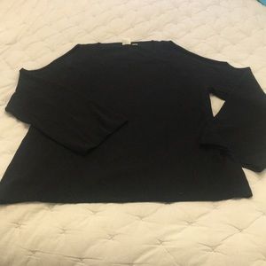 Black Cold Shoulder Sweater from the Gap